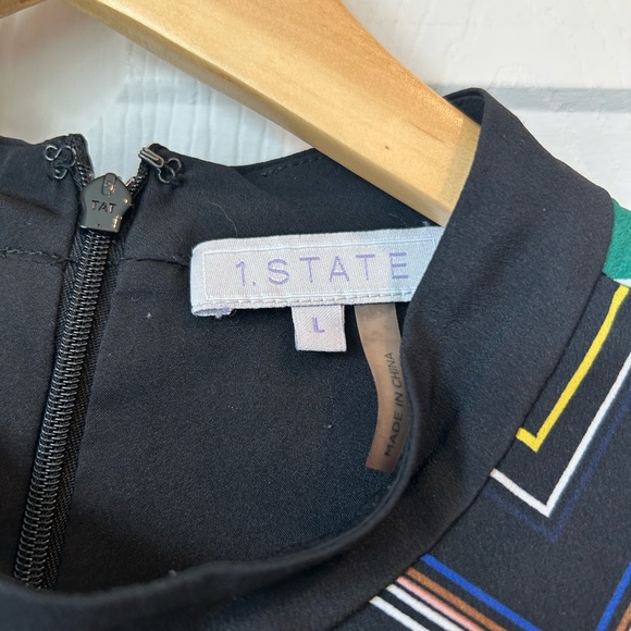 1. State Multicolor Geometric Dress - Picture 3 of 4